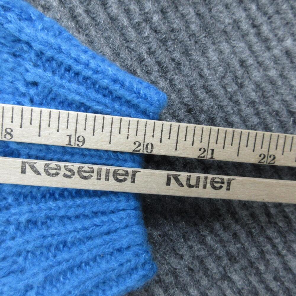 Mure+Grand Sweater Girls M/L Blue You're A Reel Catch Puff Cardigan Lobster NWT - Picture 11 of 16
